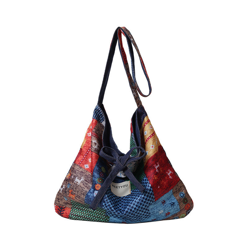 Artistic Patchwork Sling Bag Kalsten