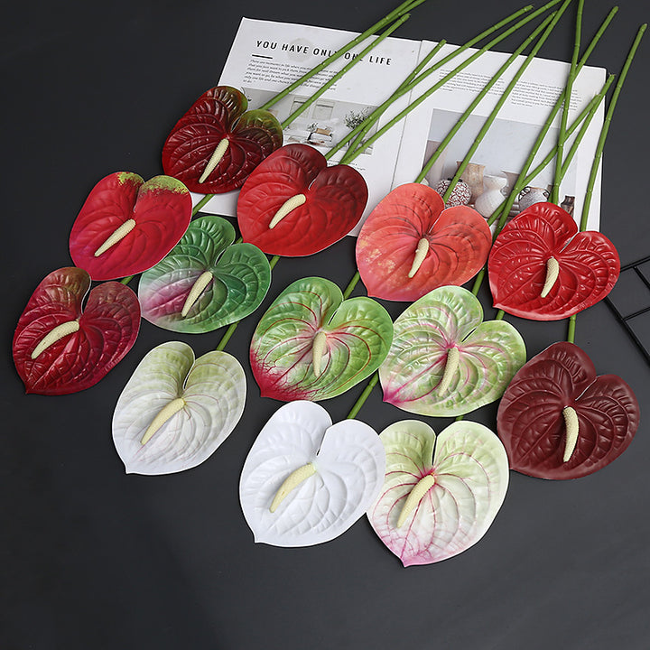 Elegant Faux Anthurium Flower