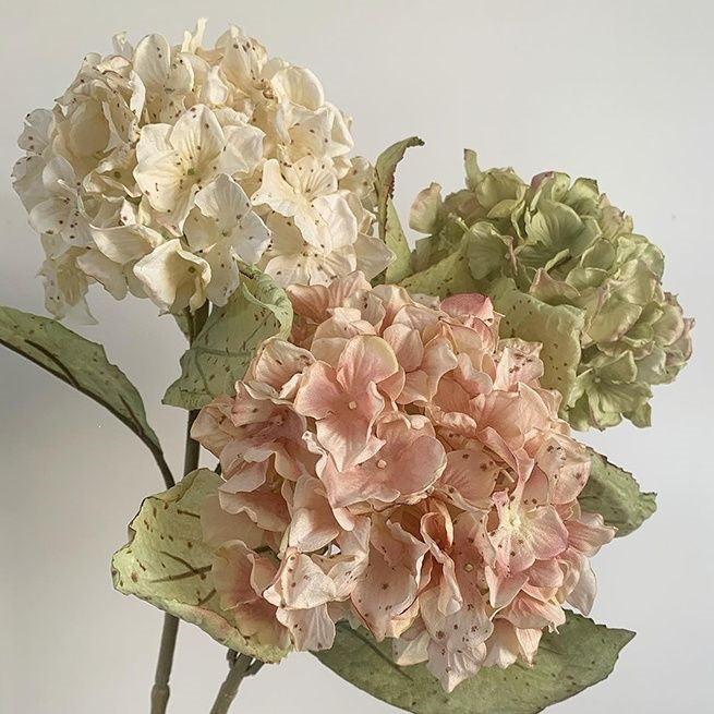 Lifelike Hydrangea Floral Bouquet
