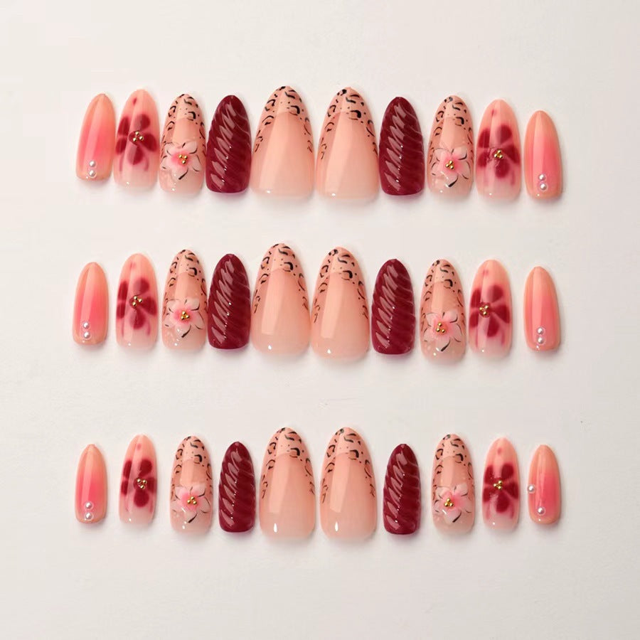 Floral Artistry Press-On Nail Set Kalsten