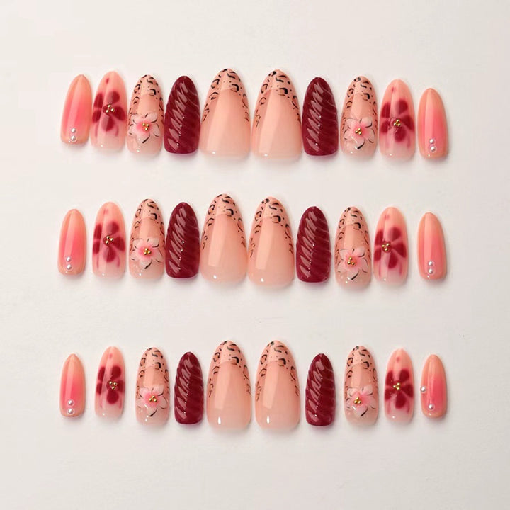 Floral Artistry Press-On Nail Set Kalsten