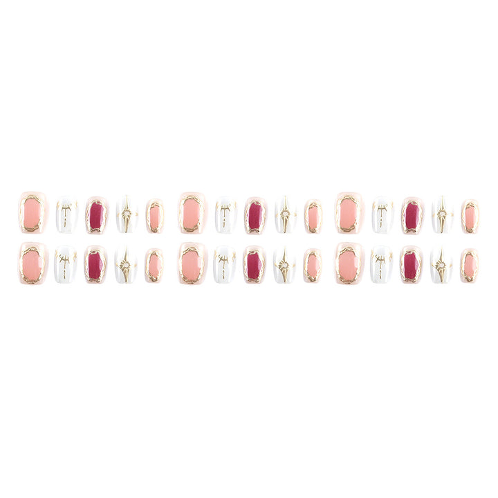 Luxurious Press-On Nail Art Set Kalsten