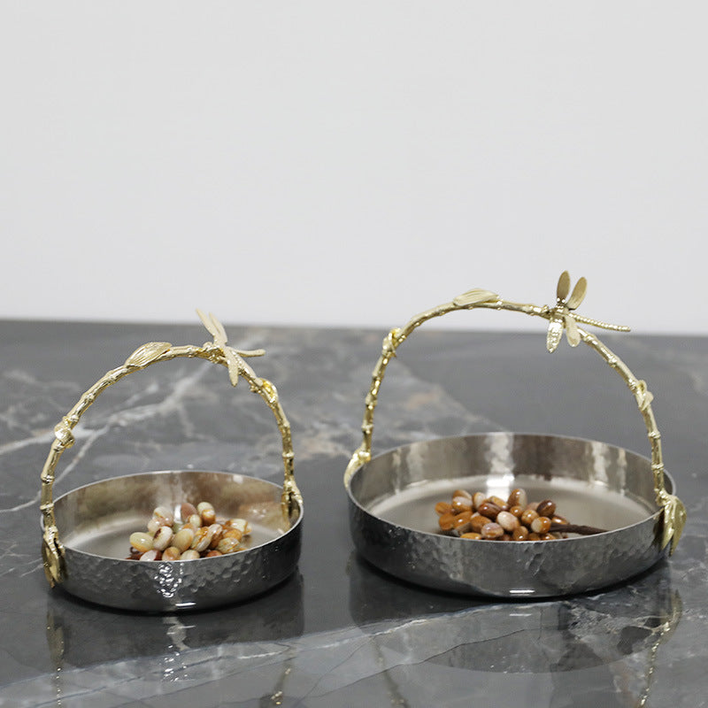 Decorative Serving Bowl with Elegant Handle