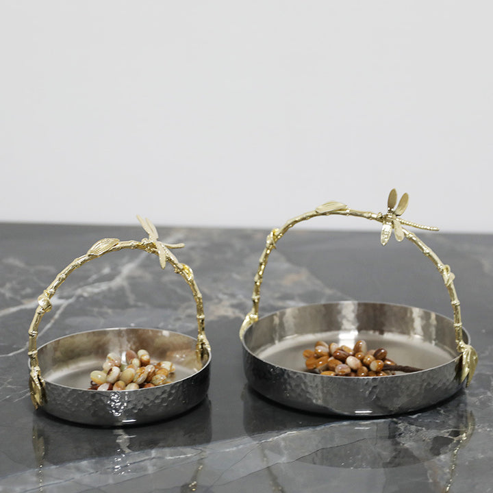 Decorative Serving Bowl with Elegant Handle