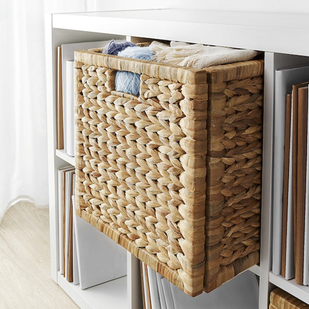 Rustic Decorative Basket Made of Natural Fibers Kalsten