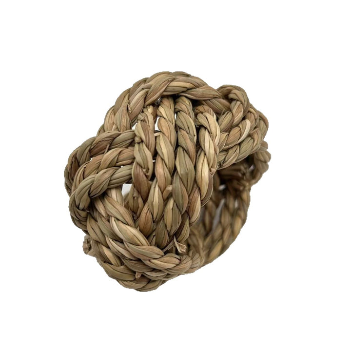 Handcrafted natural fiber storage basket Kalsten