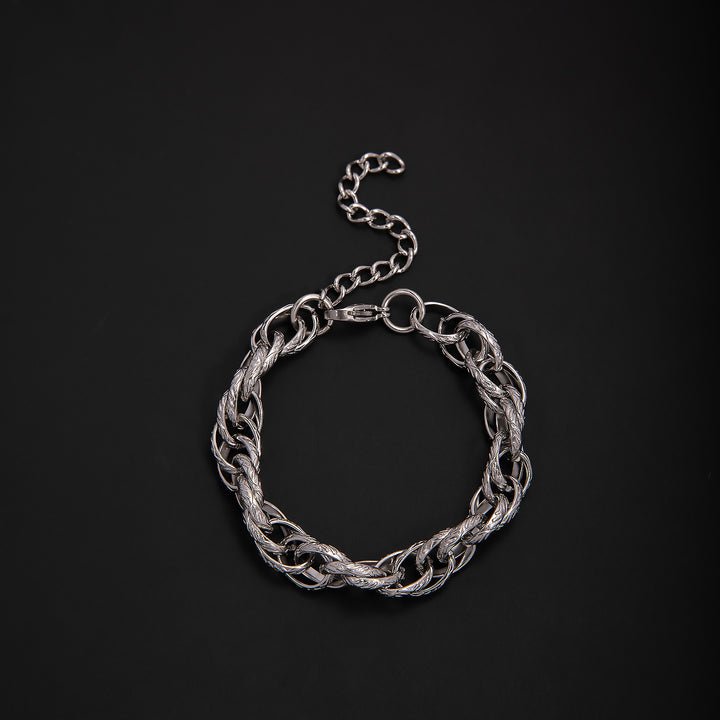 Elegant Geometric Link Bracelet Kalsten