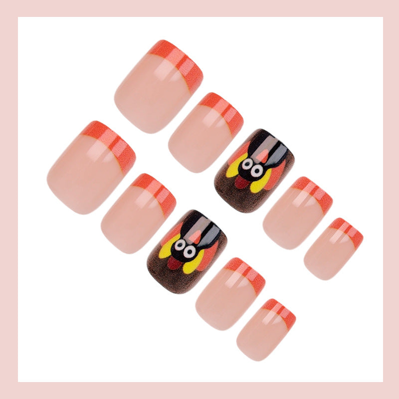 Artificial Nail Set with Festive Designs Kalsten
