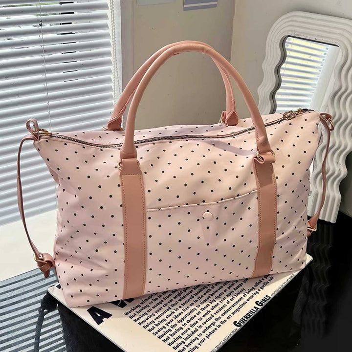 Stylish Polka Dot Travel Duffel Bag Kalsten