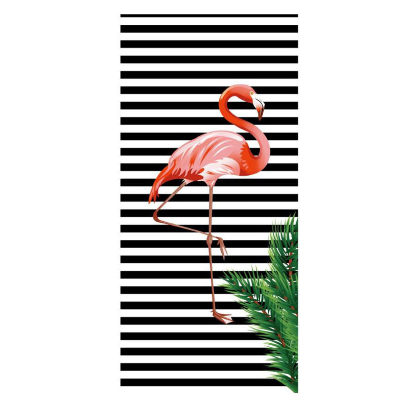WoTropical Flamingo Beach Towel Kalsten