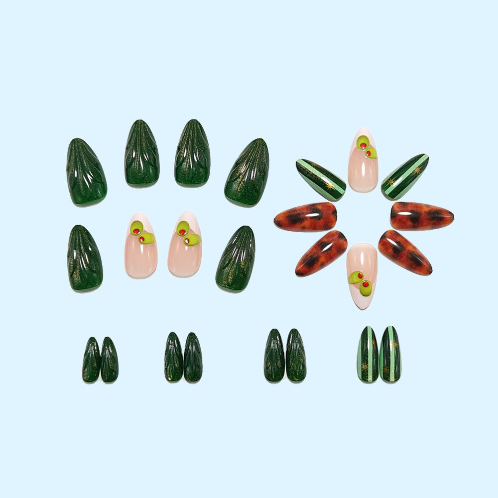 Artificial nails with creative geometric design Kalsten