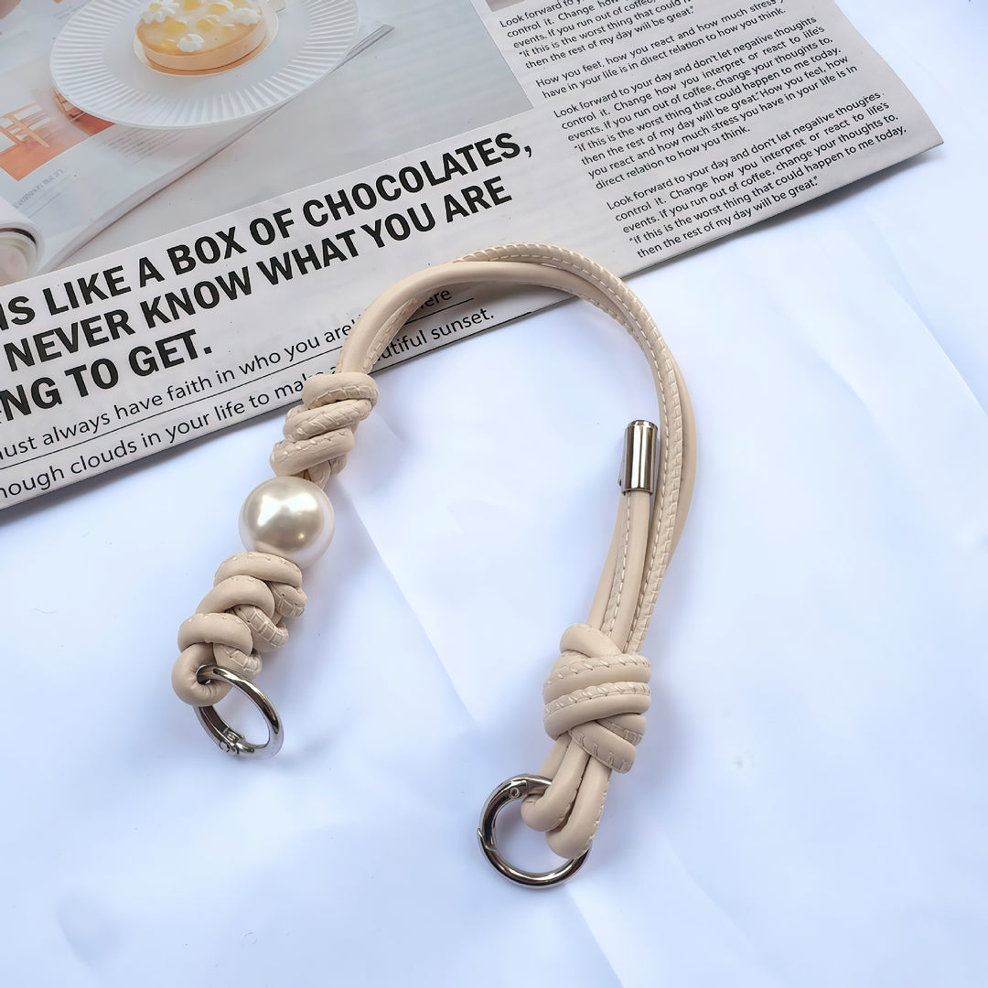 Elegant Braided Keyring Strap Kalsten