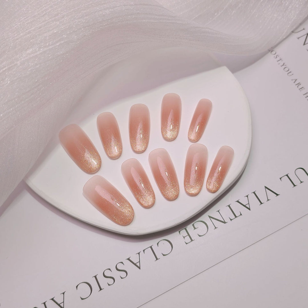 Elegant French Tip Press-On Nails Kalsten