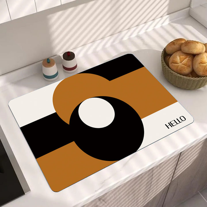 Cute Cartoon Food-Themed Kitchen Mat Kalsten