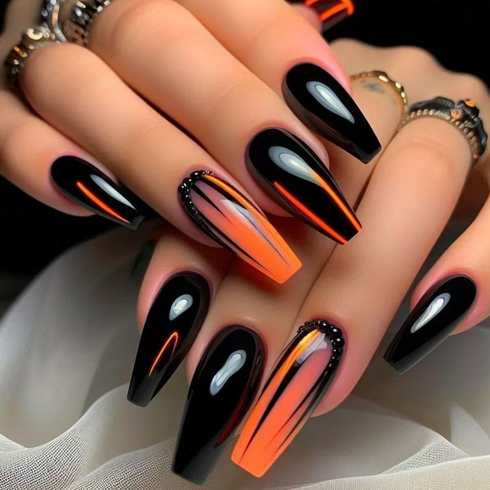 Stylish Ombre Press-On Nails Kalsten