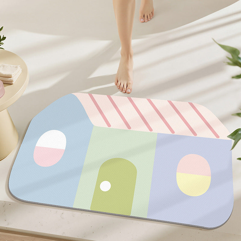 Playful Abstract Home Mat Kalsten