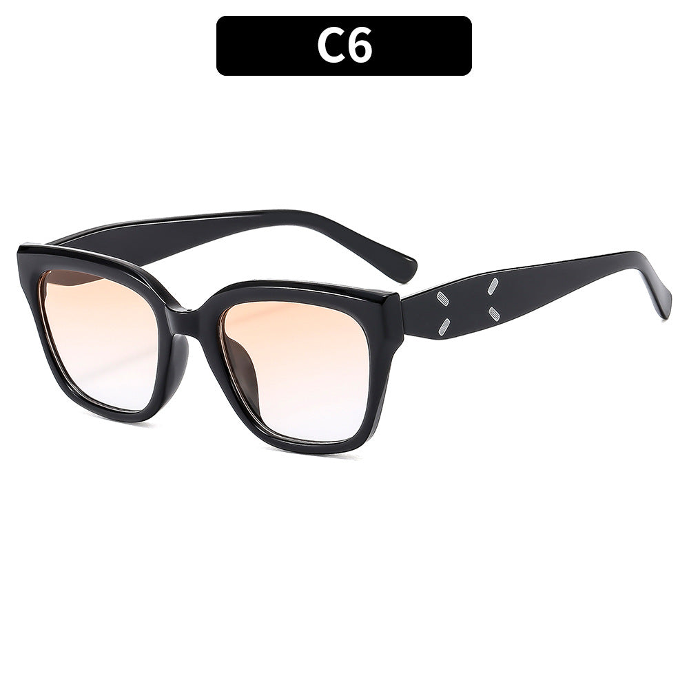 Avant-Garde Square Frame Sunglasses