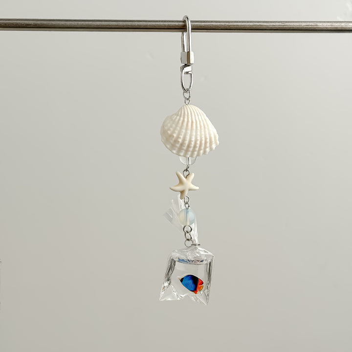Decorative Sea-Inspired Charm Keychain Kalsten