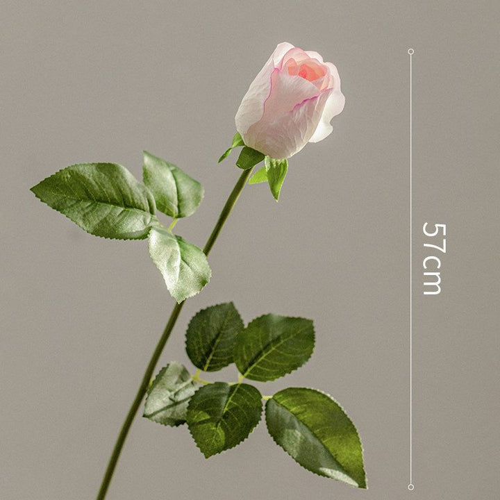 Lifelike Artificial Pink Rose Stem