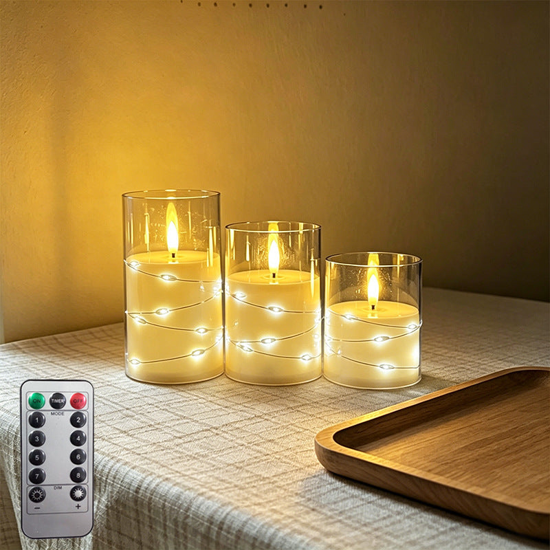 LED Scented Candle with Flame Effect Kalsten
