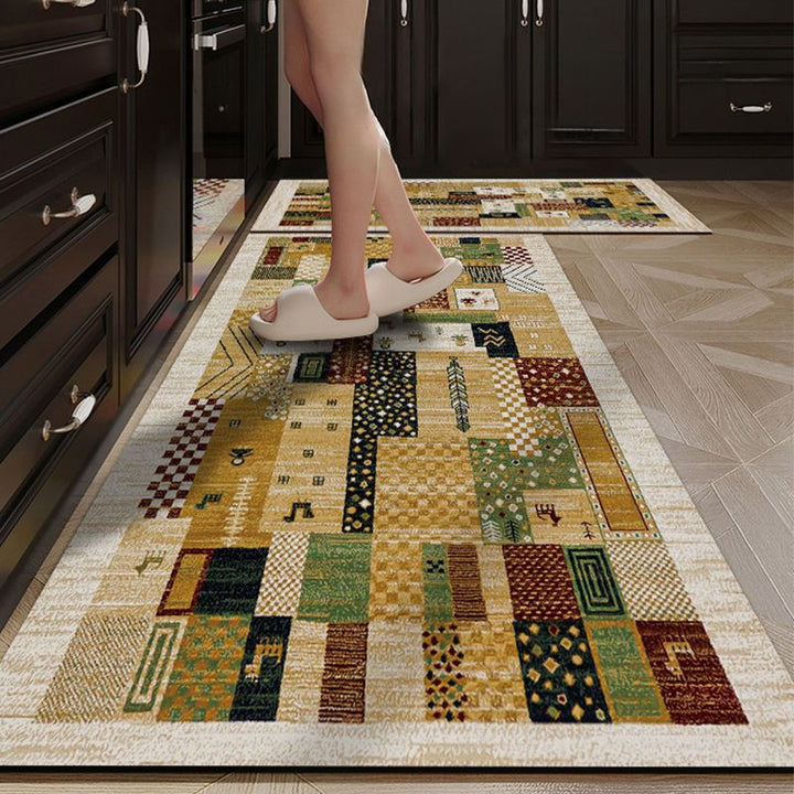 Geometric Print Kitchen Runner