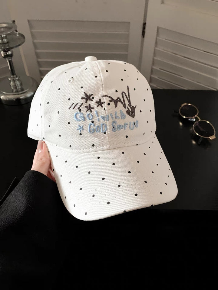 Playful Dotted Cap