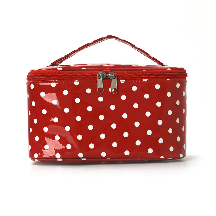 Cosmetic organizer with carry handle and water-repellent coating Kalsten