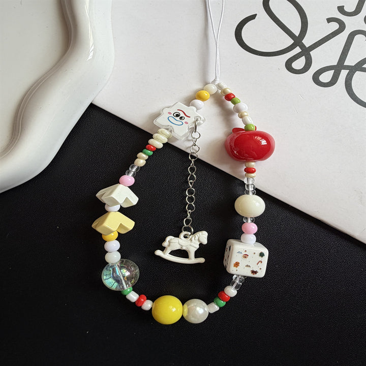 Playful Beaded Charm Necklace Kalsten 1790135677