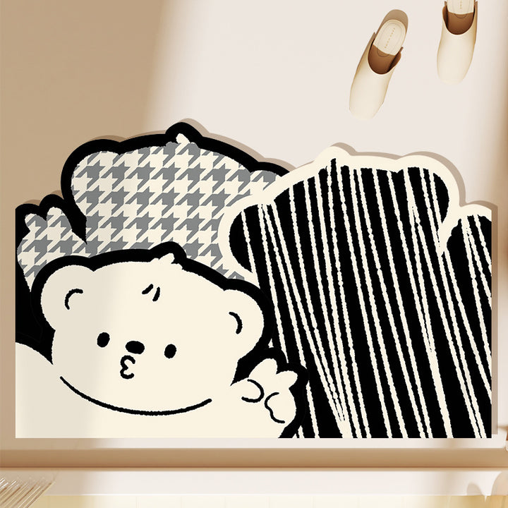 Cute Cartoon Bunny Decorative Doormat Kalsten