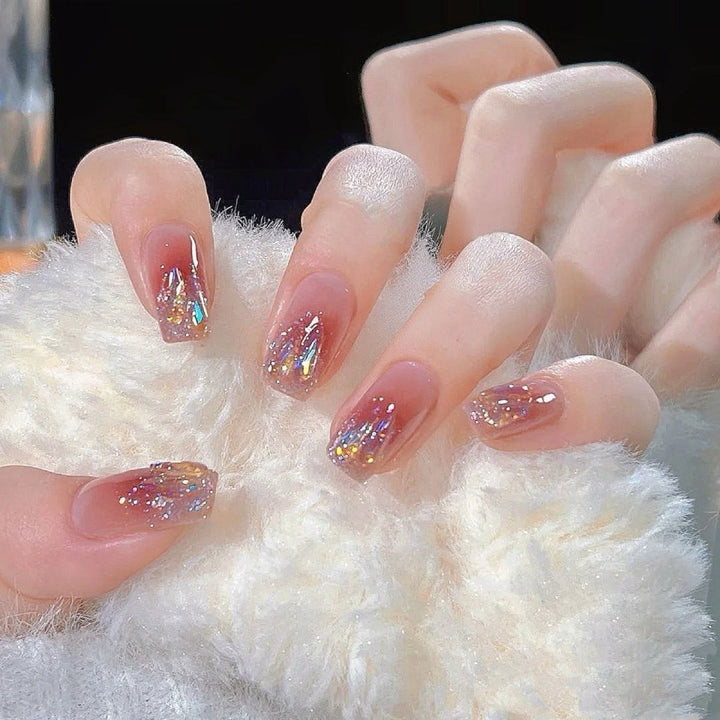 Glitter Ombre Nail Set Kalsten