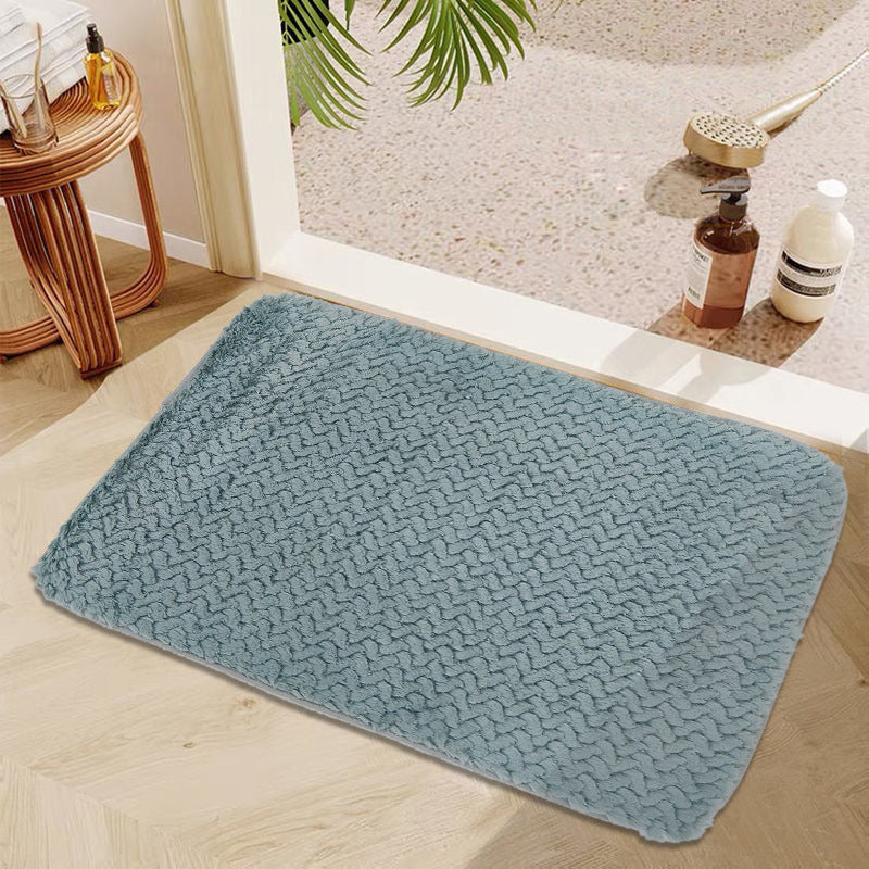 Soft Plush Bathroom Mat Set Kalsten