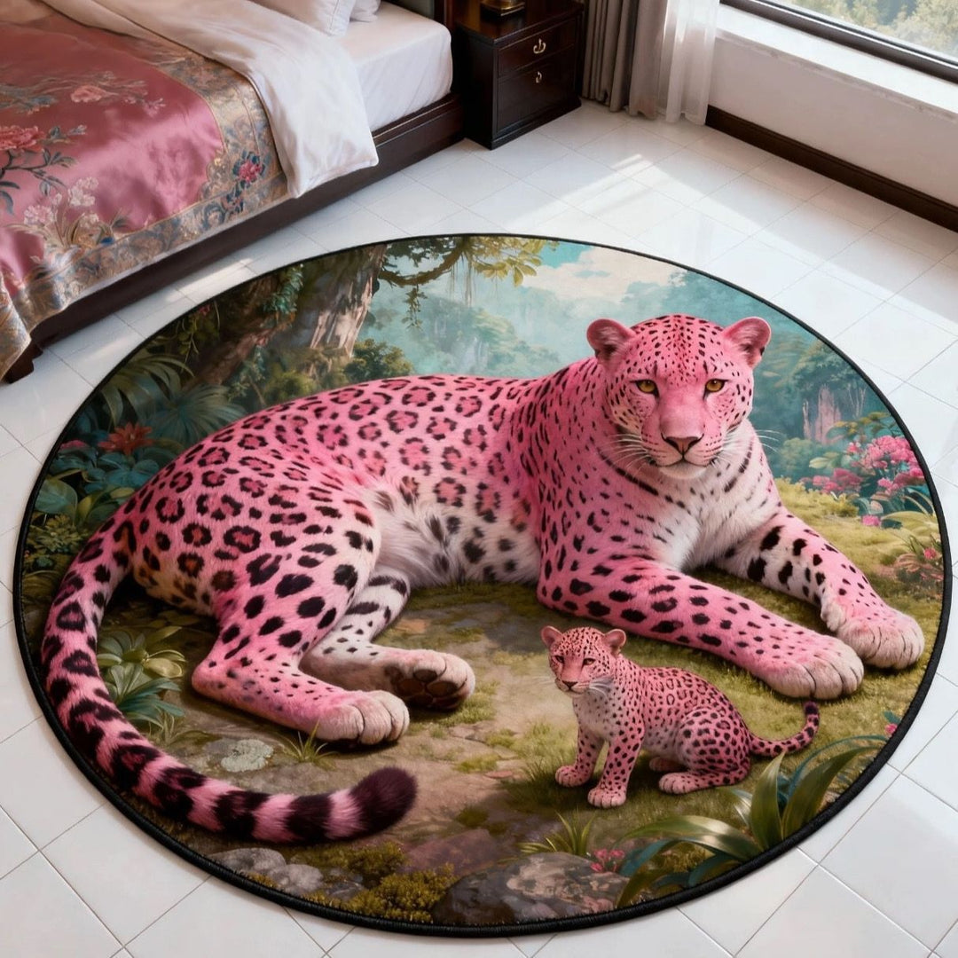 Artistic Horse-Themed Area Rug