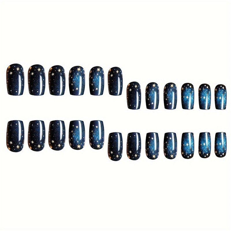 Celestial Starry Night Press-On Nail Set Kalsten