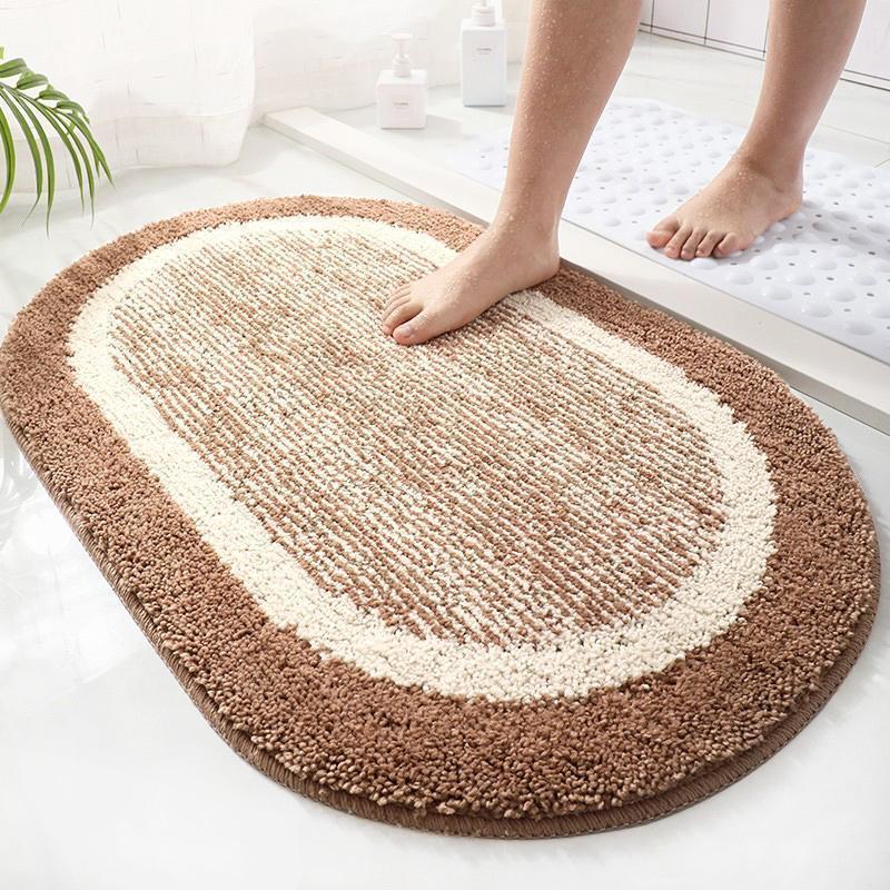 Plush Microfiber Bath Rug Kalsten