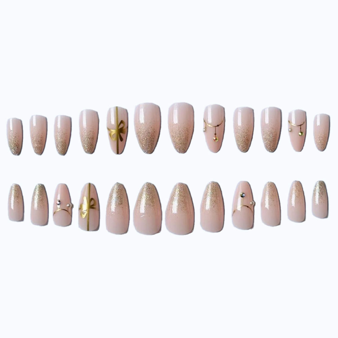 Nail Art Design Kit with Pearls and Glitter