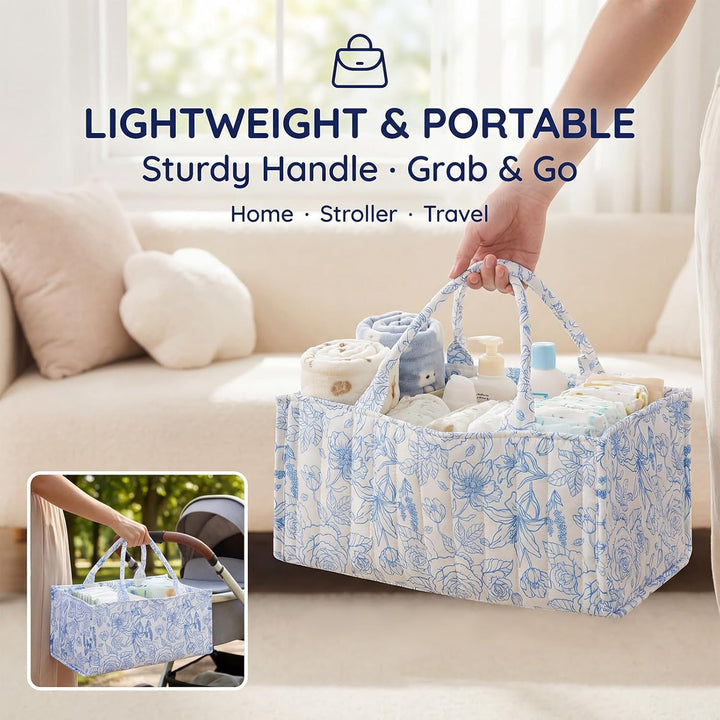 Versatile storage basket with compartments and charming animal motif Kalsten