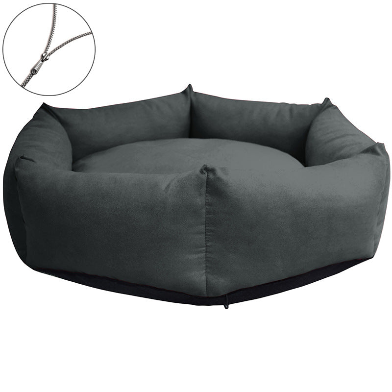 Plush  Nest  Dog Bed