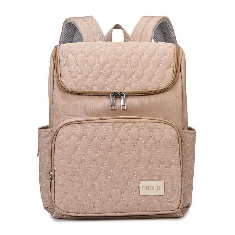 Quilted Multi-Pocket Backpack Kalsten