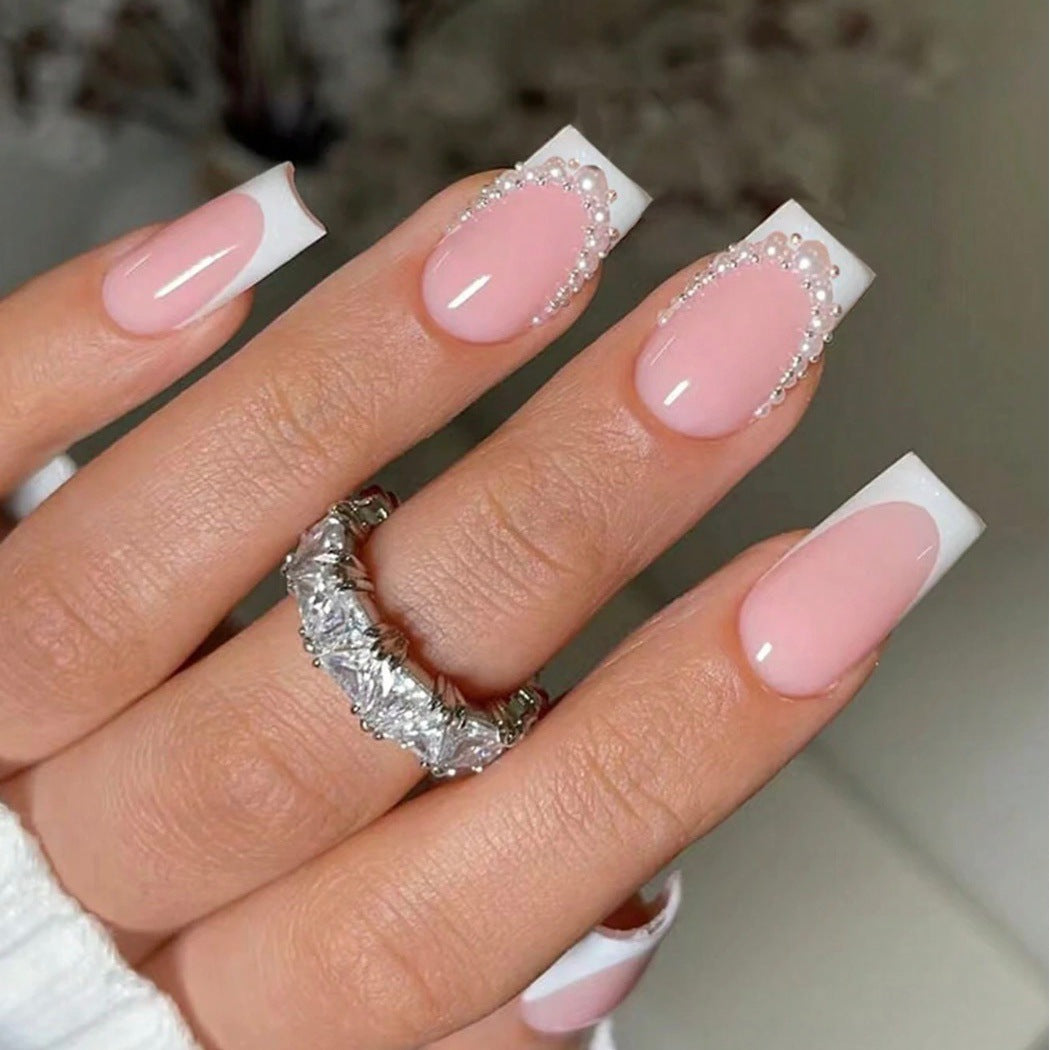 Artifical nail set with luxurious elegant decorations Kalsten