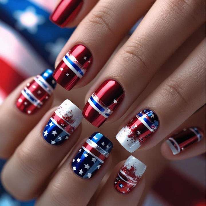 Patriotic Nail Art Designs Kalsten