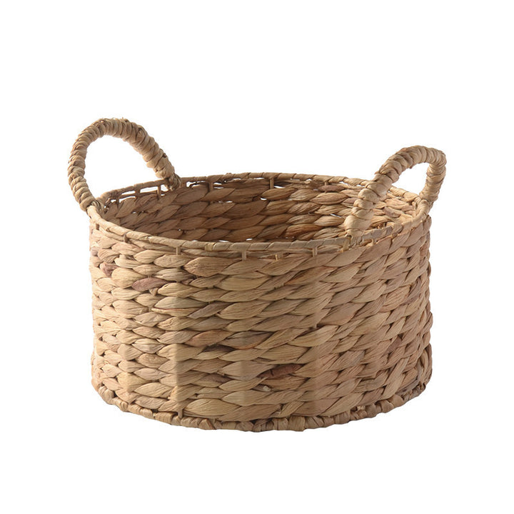 Handwoven storage basket with two handles Kalsten