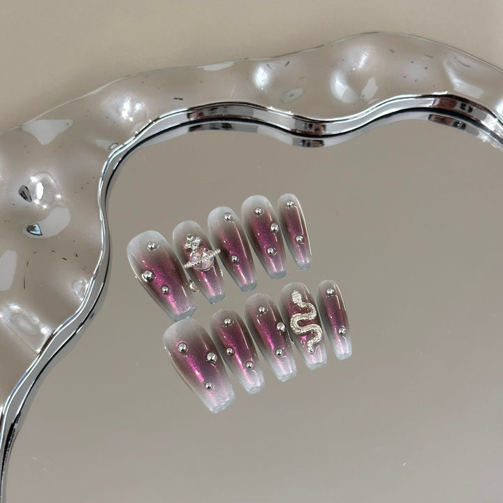 Glamorous Themed Decorative Press-On Nails