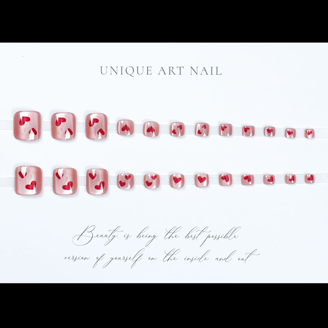 Creative Heart-Themed Nail Art Set Kalsten