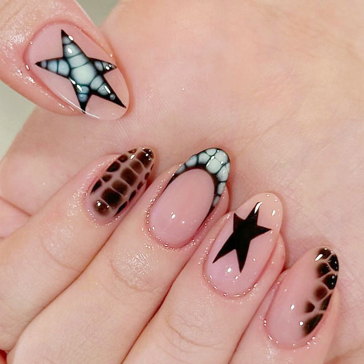 Whimsical Bunny-Themed Press-On Nail Art Set Kalsten