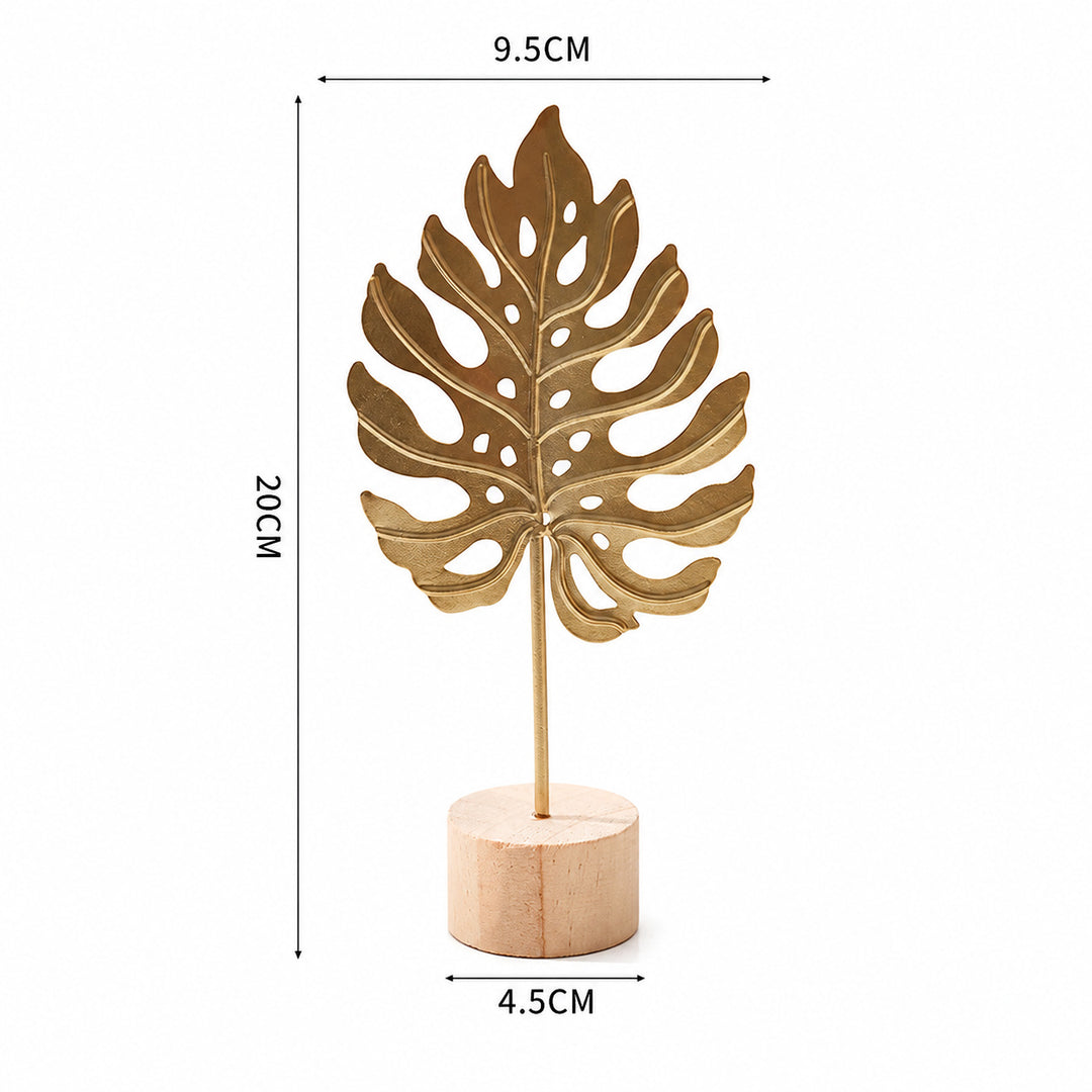 Leaf-shaped Tabletop Decor