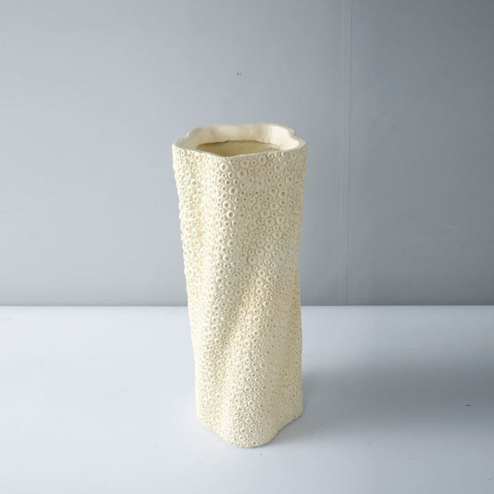 Textured Decorative Flower Vase