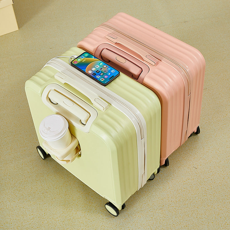 Compact Hard-Shell Rolling Suitcase Kalsten