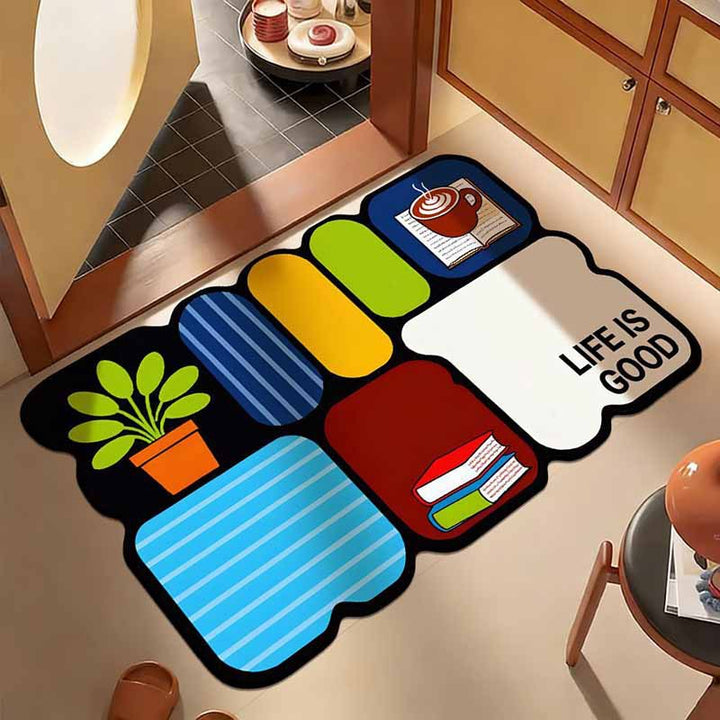 Nature-Themed Decorative Floor Mat