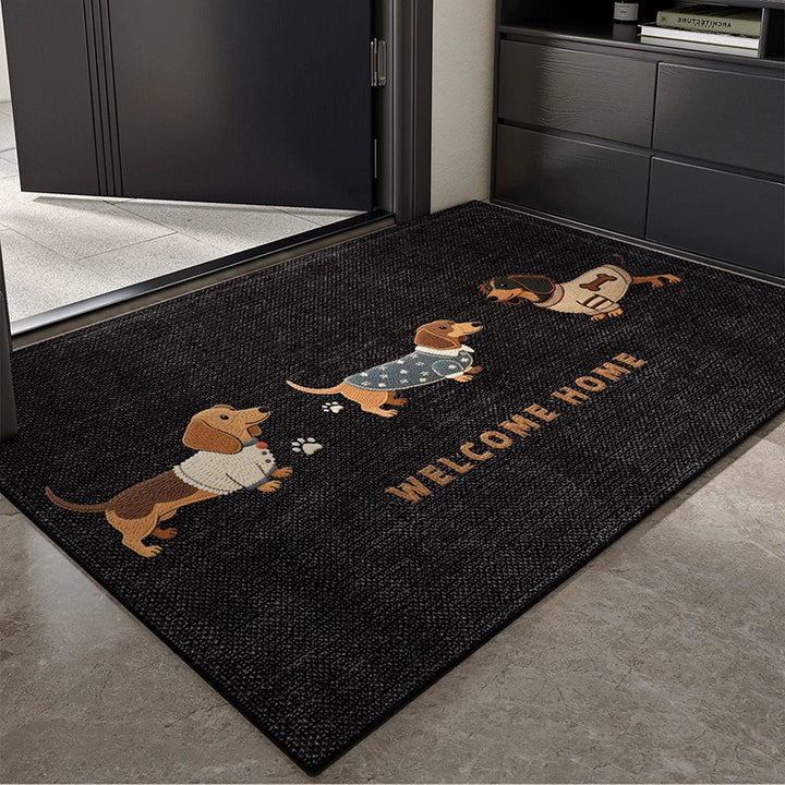 Dog-Themed Welcome Mat