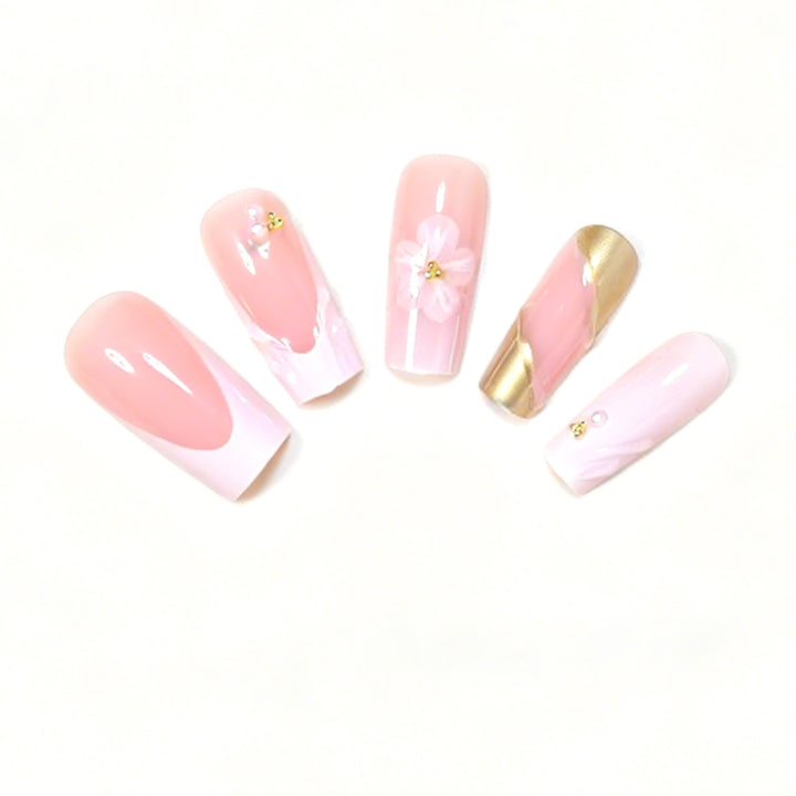 Deluxe Floral Acrylic Nail Art Set Kalsten